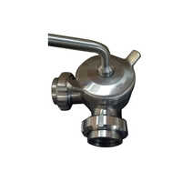 Ss Three Way Globe Valve - Color: Silver