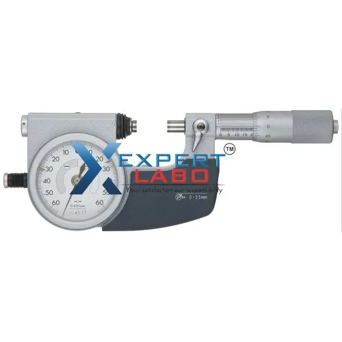 Analog Dial Indicating Micrometer - Accuracy: 100  %