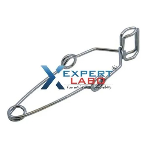 Metal Wire Test Tube Holder - Color: Silver