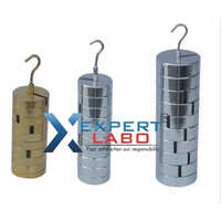 Stainless Steel Slotted Weight - Accuracy: 100  %