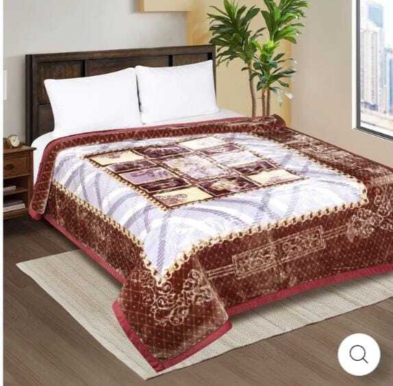 SIGNATURE ( YETI CLOUDY SINGLE  BED ) BLANKET