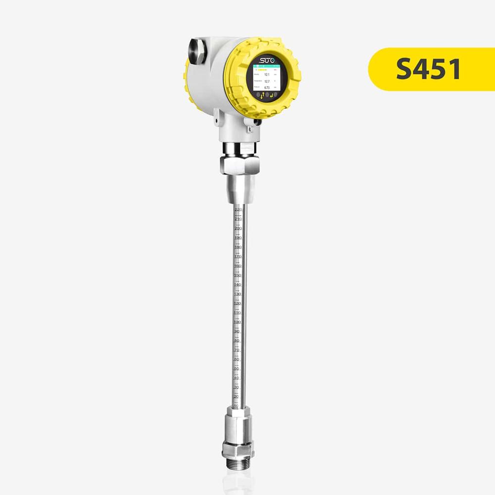 Hermal Mass Flow Meter For Compressed Air And Gases, For Automotive - Color: Silver