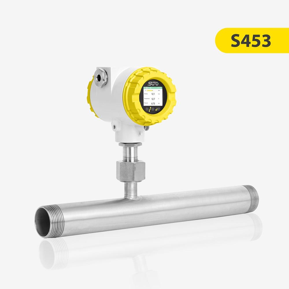 Hermal Mass Flow Meter For Compressed Air And Gases, For Automotive - Color: Silver