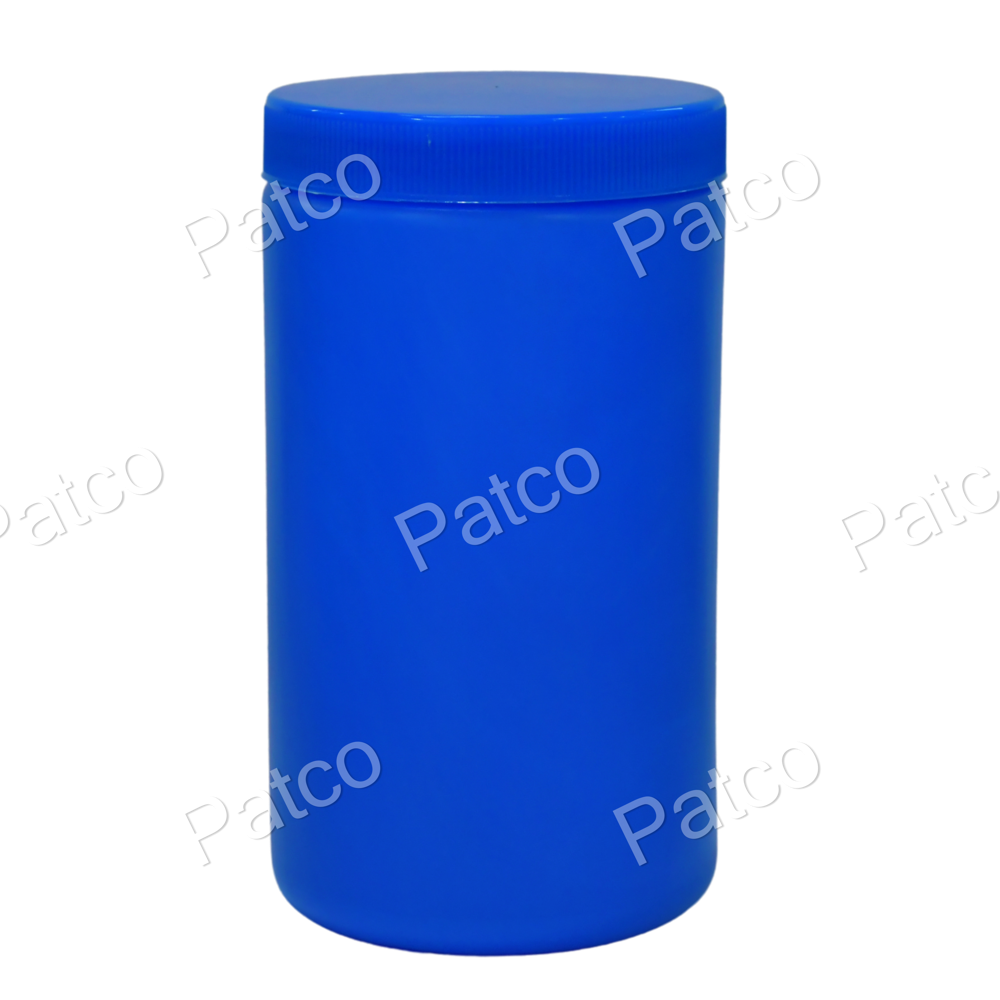 1 litre Hdpe Blue Jars