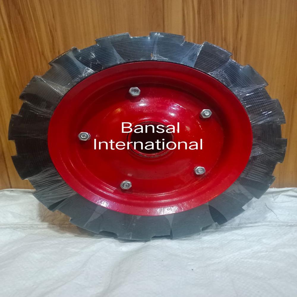 Solid Rubber Tyre - Durable Rubber, 16x3 Inches, Black | High Strength, Ideal For Trolleys, Wheel Barrows, And General Mobility Use