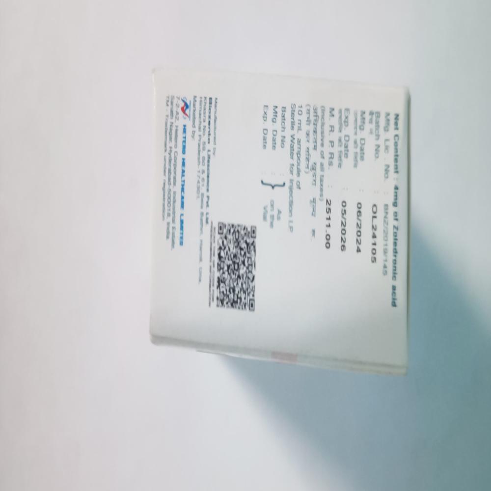Zoltero 4mg Injection By Apothecare Wellness