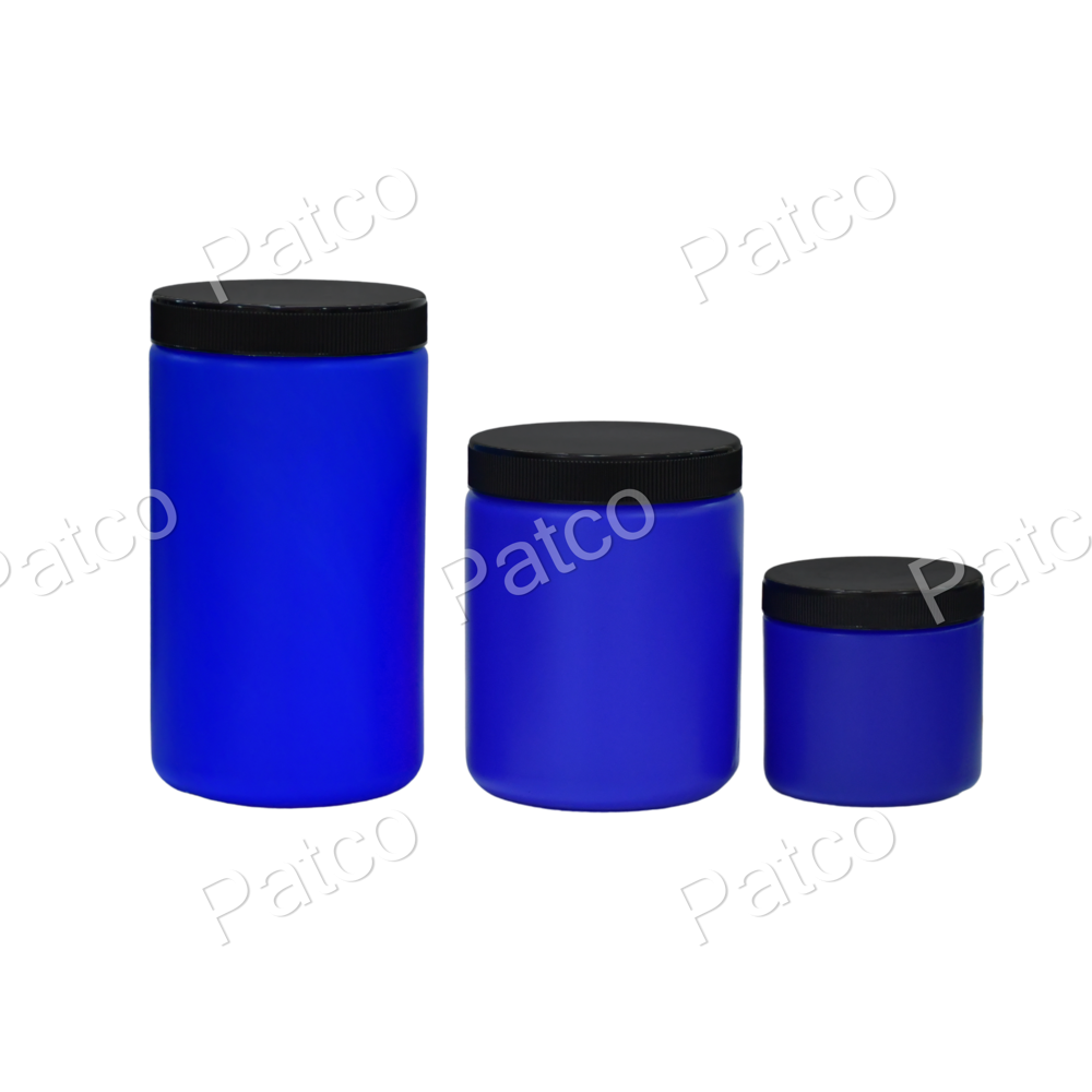 2 litre Hdpe Blue Jars