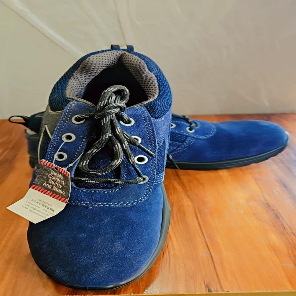 Low Ankle High Quality saued Leather SRC Slip Resistant double density  Steel toeLeather safety shoe