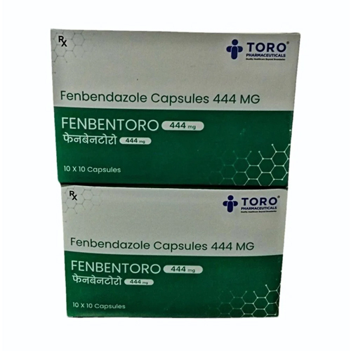 444Mg Fenbendazole Capsules - Origin: India