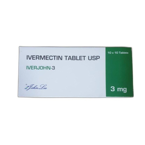 3 Mg इवर्मेक्टिन टैबलेट्स
