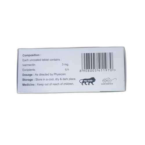 3 Mg Ivermectin Tablets - Origin: India