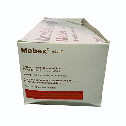 100Mg Mebendazole Tablets