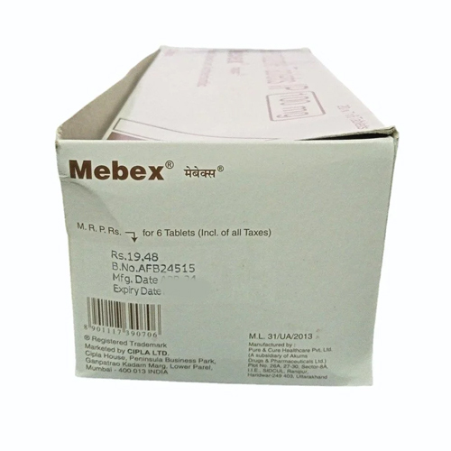 100Mg Mebendazole Tablets