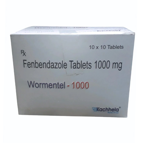 100Mg Fenbendazole Tablets - Origin: India