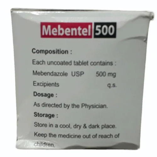 500Mg Mebendazole Tablets