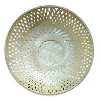 Bamboo Round Fruit Basket - Color: Brown