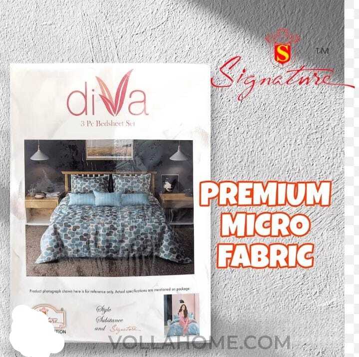 SIGNATURE ( DIVA DOUBLE BED SHEET )