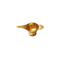 Brass Nasya Karma Patra Set - Color: Golden