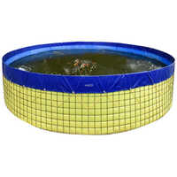 Biofloc Tank Fish Farming Tarpaulin Tank 4 Dia 550 Gsm - Capacity: Requirement Based Ltr