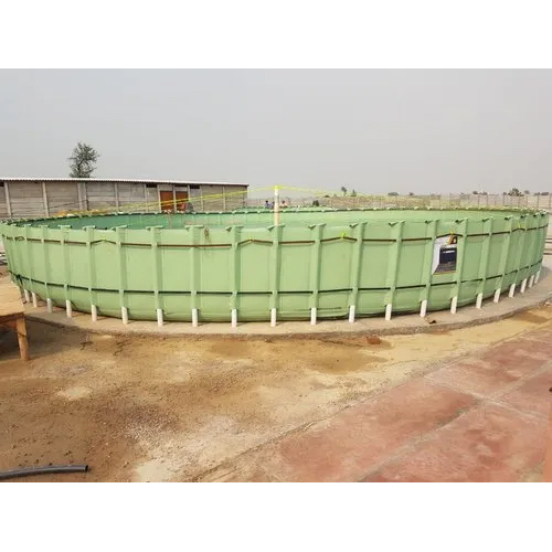 Pvc Reinforced Tank For Biofloc - Color: Green