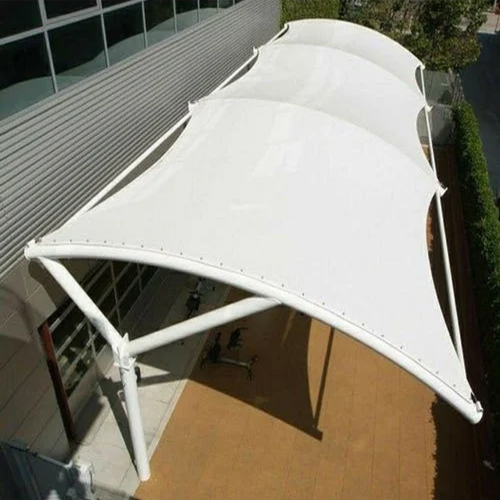 White Tensile Fabric - Attributes: Quick Dry