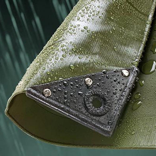 Waterproof Tarpaulin Sheet - Color: Olive Green