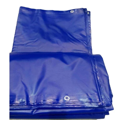 Double Coated Tarpaulin Sheet - Color: Blue