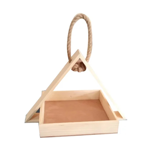 Brown Hut Wooden Basket