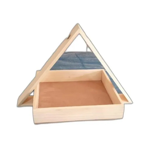 Brown Hut Wooden Basket