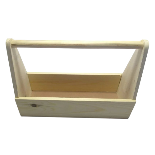Brown Wooden Vegetable Basket