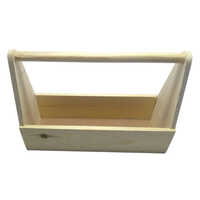 Brown Wooden Vegetable Basket