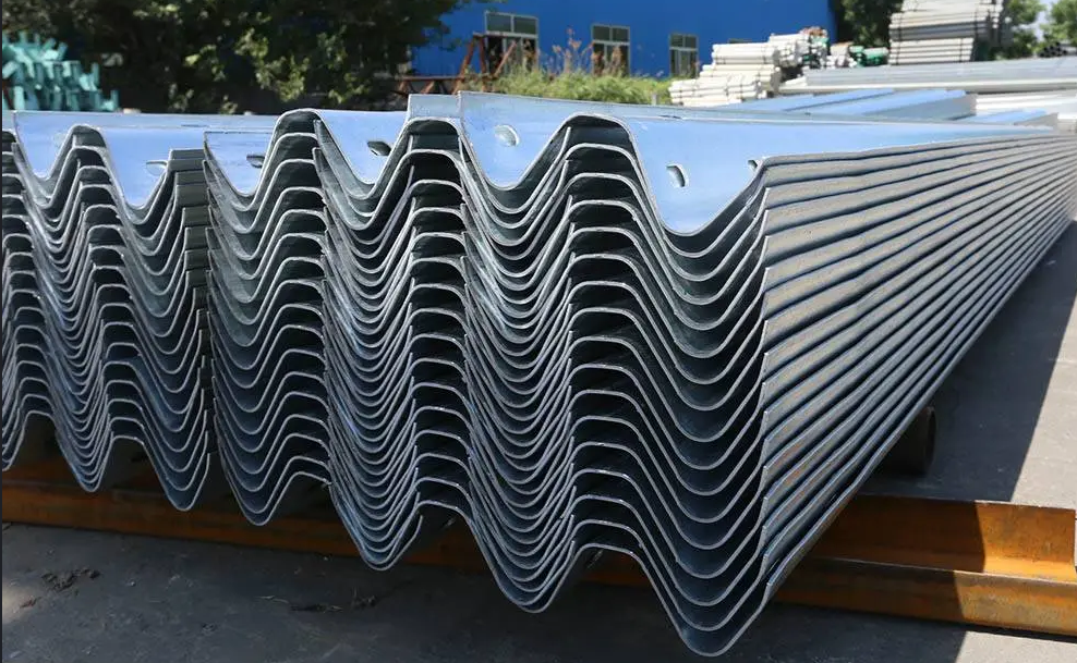 W Beam Crash Barrier