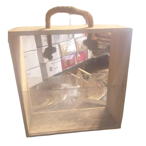 Wooden And Acrylic Basket