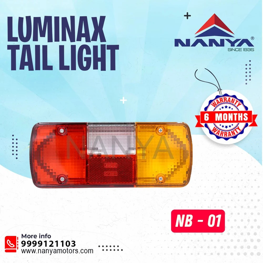 Halogen E Rickshaw Back Light without Bulb