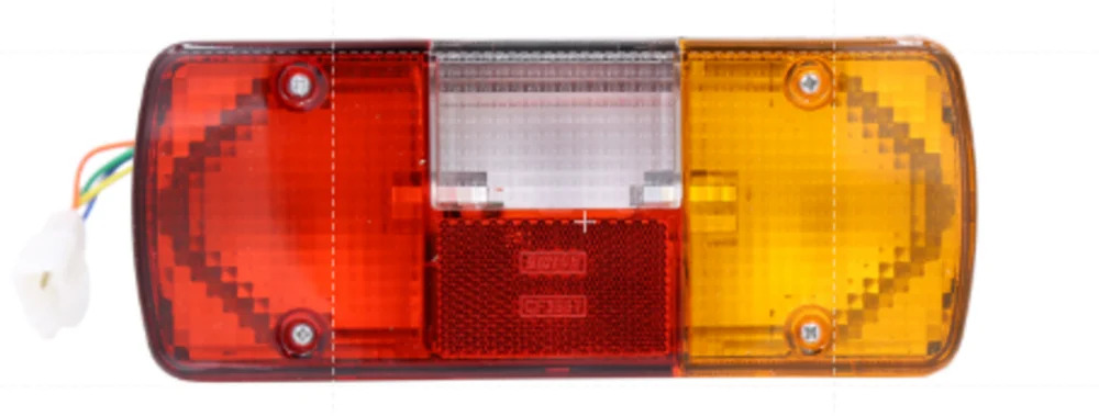 Halogen E Rickshaw Back Light without Bulb