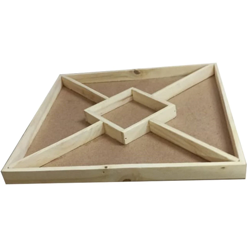 Rectangular Wooden Dry Fruit Tray - Design Type: Modern