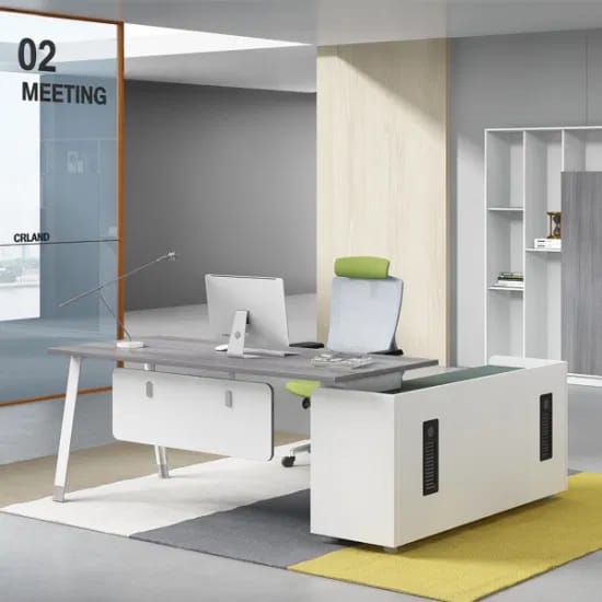 Manager's Modular Office Table - Assembly: No Assembly Required