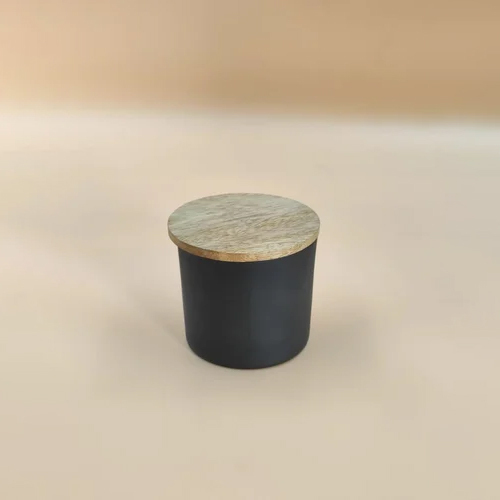 Round Glass Candle Jar