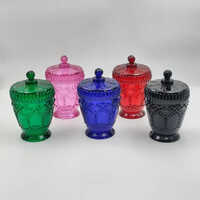 Decorative Glass Candy Jar