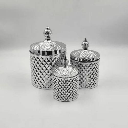Crystal Diamond Candy Jar