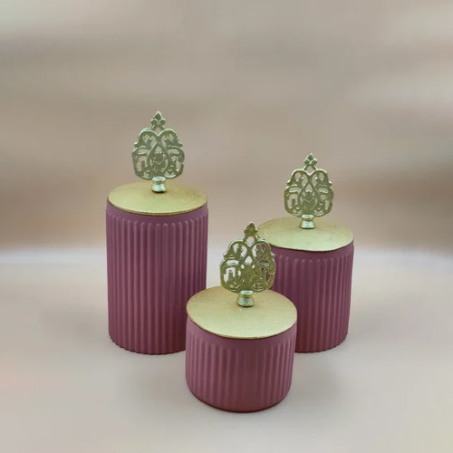 Decorative Glass Jars With Lid