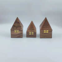 Wooden T Light Candle Holder - Features: Durable