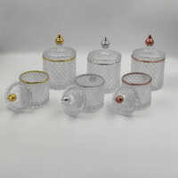 Glass Bathroom Set For Home - Color: Transparent