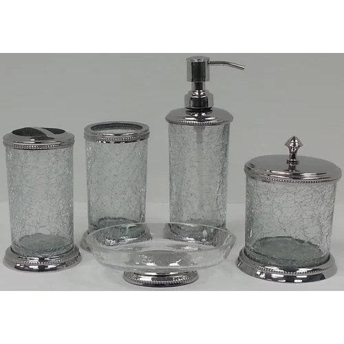 Round Glass Bathroom set
