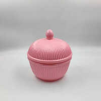 Glass Decorative Bowl - Color: Pink