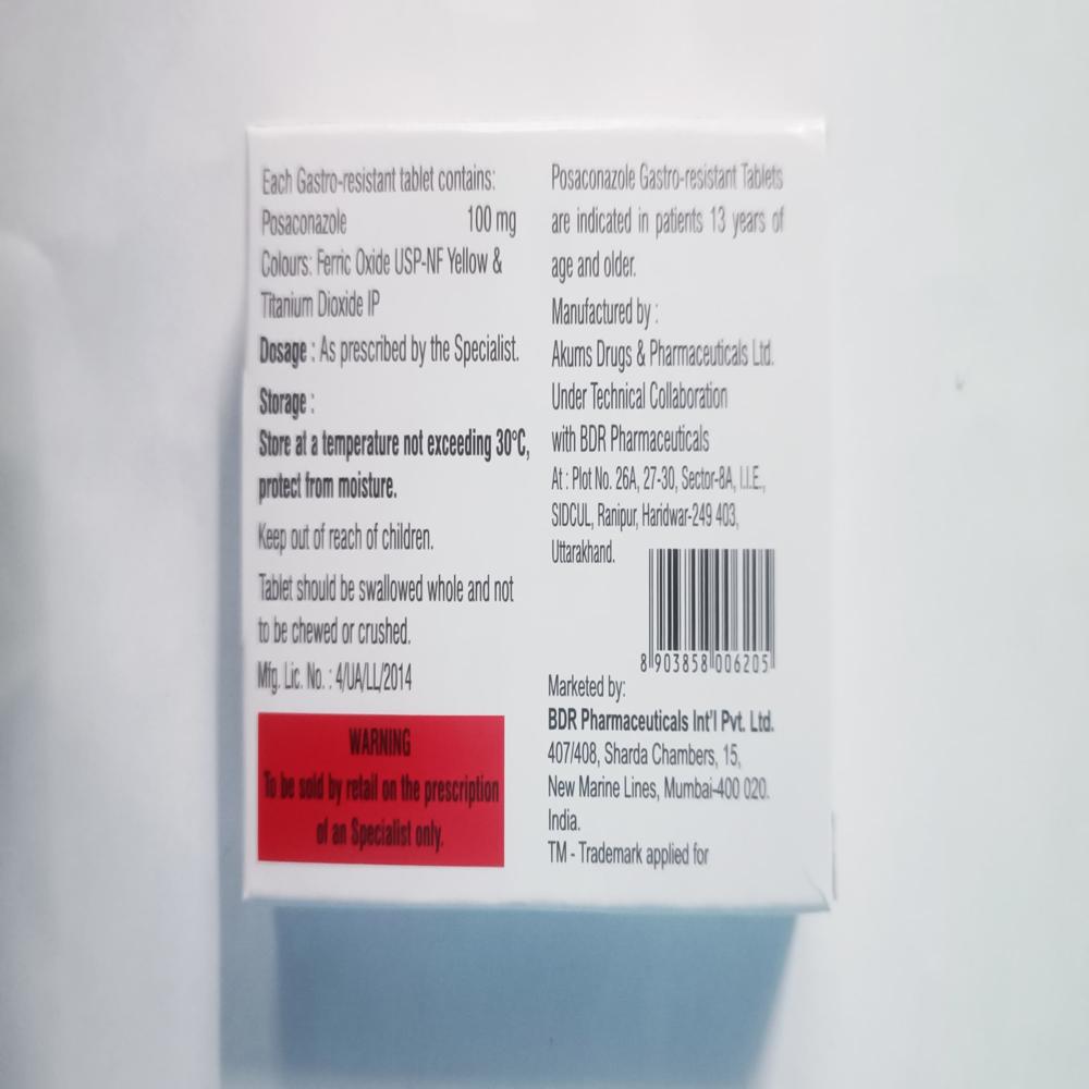 Bdposa 100mg Tablet - Grade: A