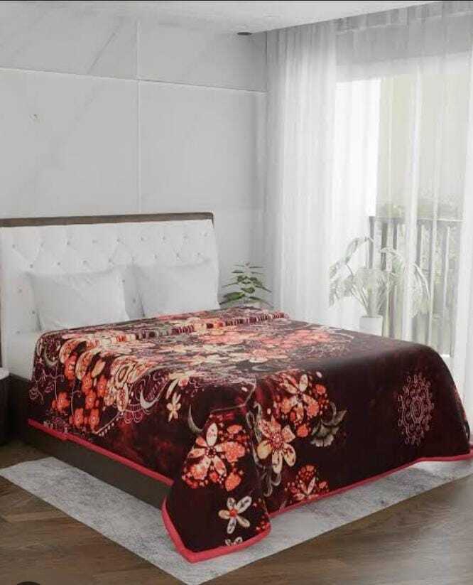SIGNATURE ( JUBILEE DOUBLE BED BLANKET ) [ DARK SHADES]