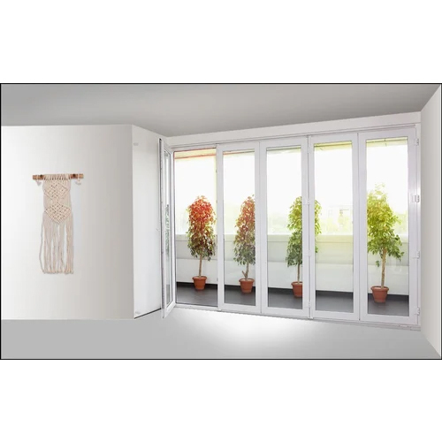 Upvc Toughened Glass Windows And Doors - Color: White