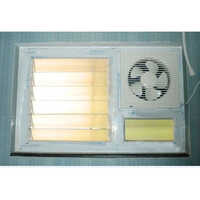 Upvc Ventilator With Exhaust - Color: White