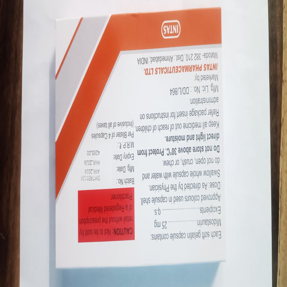 Inflitza 25mg Capsule - Origin: India